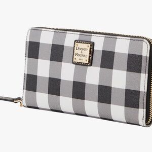 Dooney & Bourke Handbag, Tucker Large Zip Around Wristlet Crossbody - Black